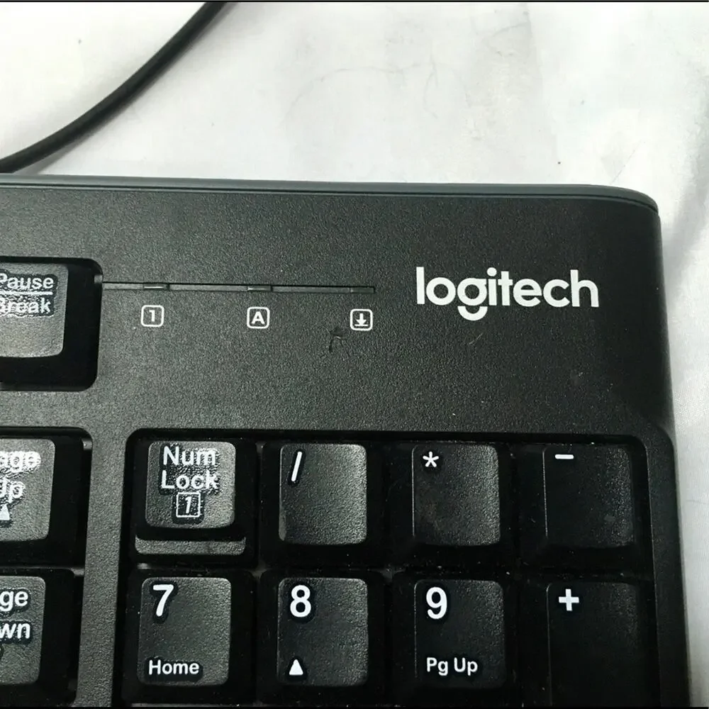 Logitech K120 USB Keyboard for PC - Black